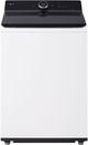 LG Alpine White Impeller Top Load Washer and Electric Dryer Laundry Pair-1