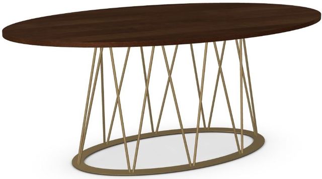 Amisco Customizable Calypso Birch Veneer Oval Dining Table-4