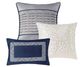 Olliix by Madison Park Rhapsody 6 Piece Navy King/California King Reversible Jacquard Coverlet Set-1