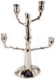 A & B Home Silver 20" Candle Holder-0