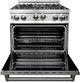 ZLINE 30" Stainless Steel Pro Style Gas Range-1