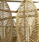 A & B Home Gold Metal Leave Chandelier-4