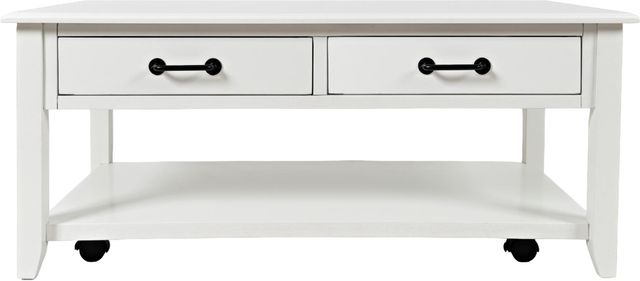 Jofran Inc. North Fork White Coffee Table-1