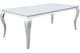 Furniture of America® Neuveville Glass Top Dining Table with Chrome Legs-0