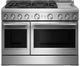 KitchenAid® 48" Stainless Steel 6 Burner Freestanding Pro Style Gas Range with Griddle-0