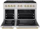 ZLINE Autograph Edition Paramount Series 48" Stainless Steel Pro Style Gas Range with Polished Gold Accents -1