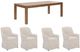 Liberty Furniture Shaker Lakes 5-Piece Harvest Brown/Taupe Rectangular Dining Table Set-0