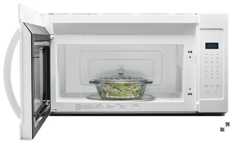 Whirlpool® 1.7 Cu. Ft. White Over The Range Microwave-3