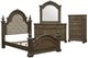 Liberty Furniture Carlisle Court 4-Piece Chestnut Queen Poster Bedroom Set-0