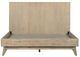 Armen Living Baly Gray Sandblast Summer Queen Platform Bed-1