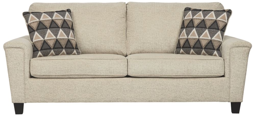 Signature Design by Ashley Abinger Natural Sofa Furniture Loft Osage City Kansas