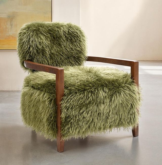 Furniture of America® Eramo Green Accent Chair-1