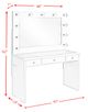 Elements International Ariana White Vanity Table-1