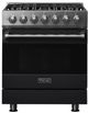 Viking® 3 Series 30" Onyx Pro Style Dual Fuel Range-0