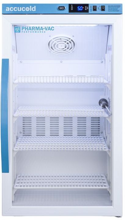 Accucold® 19" 3 Cu. Ft. White Freestanding Beverage Center-0