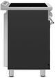 Smeg Professional 20" Matt Black Freestanding Induction Range-1