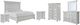 Benchcraft® Kanwyn 6-Piece Whitewash Queen Panel Bed Set-0