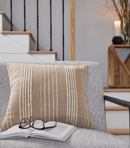 Signature Design by Ashley® Benbert Tan/White Pillow-3