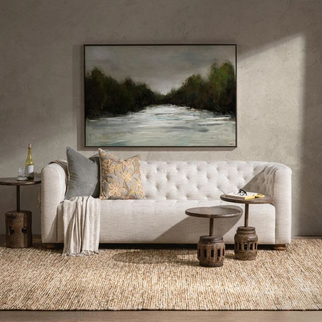 Classic Home Amira Natural Small Accent Table-1