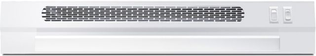 Summit® 24” White ADA Compliant Ductless Retractable Under Cabinet Range Hood-0