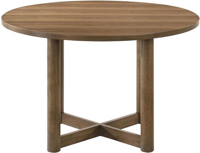 Coaster® Biltmore Walnut Round Dining Table-1