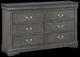 ACME Furniture Louis Philippe Dark Gray Dresser-0