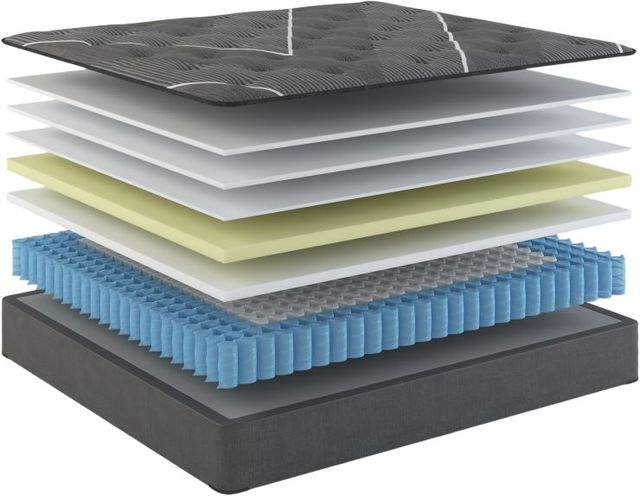 Sherwood® Bedding XXV Aurora XII 12" Hybrid Soft Tight Top Twin XL Mattress in a Box-3