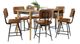 Coaster® Partridge 7-Piece Brown Counter Dining Set-0