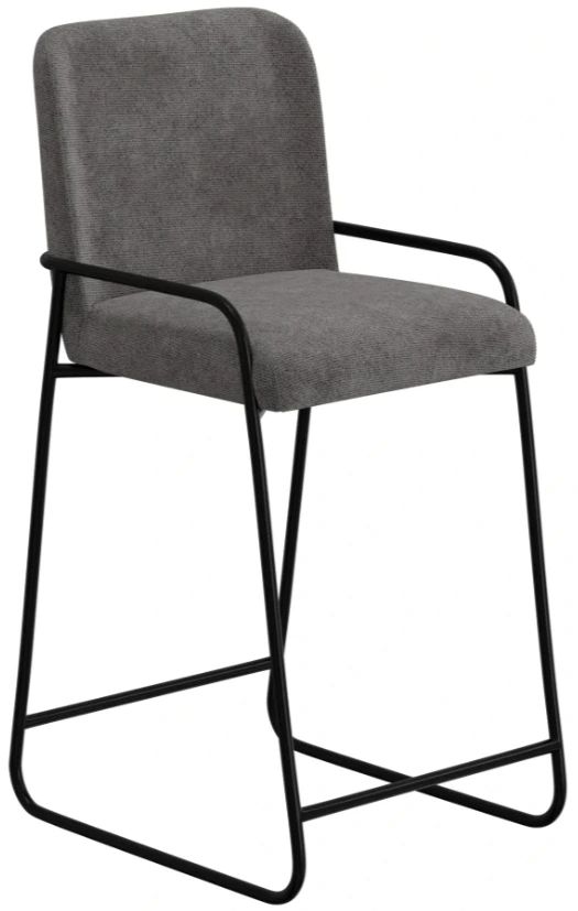 International Furniture Direct Seating Black/Gray 49" Bar Stool-0