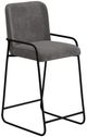 International Furniture Direct Seating Black/Gray 49" Bar Stool-0