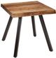 Modus Furniture Reese Natural Live Edge End Table with Black Base-0