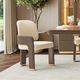 Michael Amini® West Kensington Medium Espresso Dining Arm Chair-1