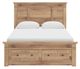 Signature Design by Ashley® Fenderport Tan Queen Panel Storage Bed-2