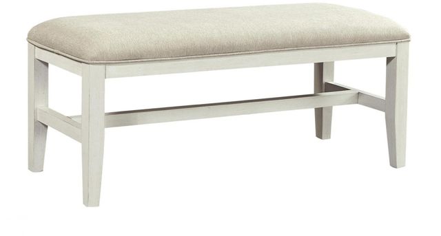 aspenhome® Charlotte White Bench
