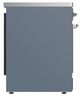 Ilve® Majestic III 30" Blue Gray Pro Style Induction Range with Solid Door and Chrome Trim-3