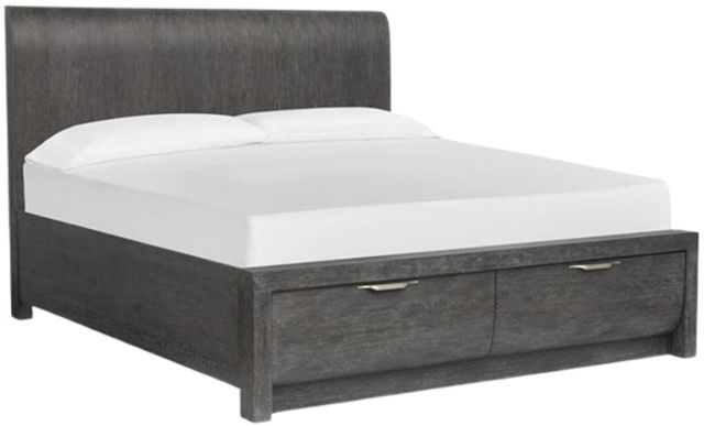 Magnussen Home® Kinsley Black Heron Queen Storage Panel Bed-0