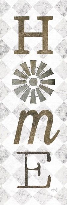 Classy Art Home with Windmill II by Marla Rae Wall Art-1