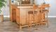 Sunny Designs™ Sedona Rustic Oak Swivel Bar Stool-2