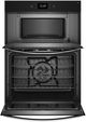Four mural combiné de 30 po Whirlpool® de 6.4 pi³ - Acier inoxydable noir-3