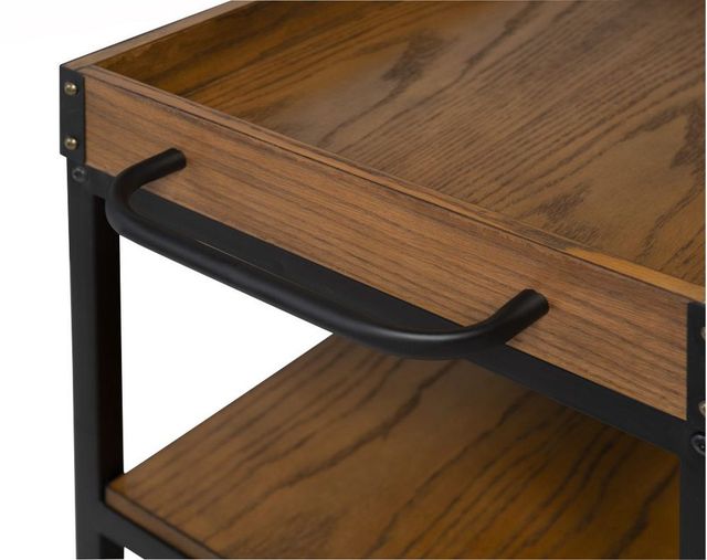 Linon Austin Walnut Kitchen Cart-0