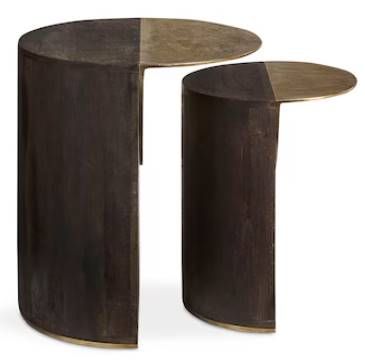Bassett® Furniture Tunica Brown Nesting Table-2