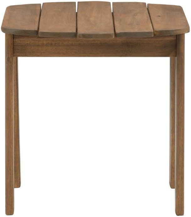 Linon Adirondack  Brown Wooden Outdoor End Table-3