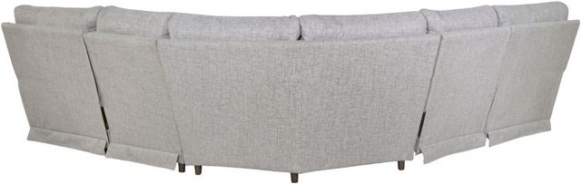 Catnapper® Rockport 5-Piece Gray Manual Reclining Curved Sectional-11