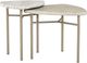 A.R.T. Furniture® Cotiere 2-Piece Terrazzo Stone Bunching End Table with Bronze Legs -0