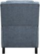 Mazin Furniture Banks II Blue Push-Back Reclining Chair-4