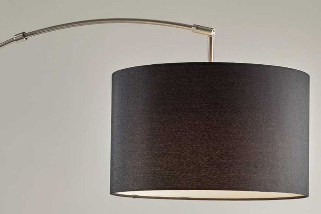 Adesso® Preston Black Arc Floor Lamp-1