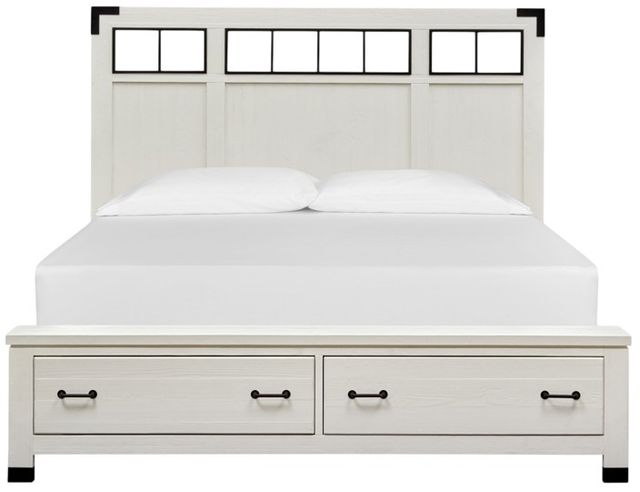 Magnussen Home® Harper Springs Silo White Queen Storage Panel Bed-2