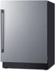 Summit® 24" 3.2 Cu. Ft. Stainless Steel Under the Counter Refrigerator Freezer-2