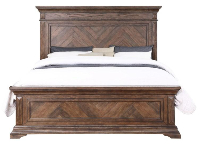 New Classic® Home Furnishings Mar Vista Walnut Western King Bed-1