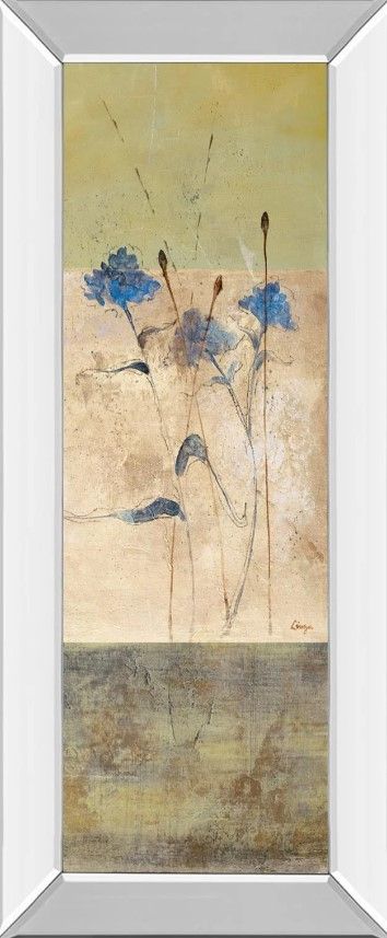 Classy Art Kimono II by Loretta Linza Mirror Framed Wall Art-0